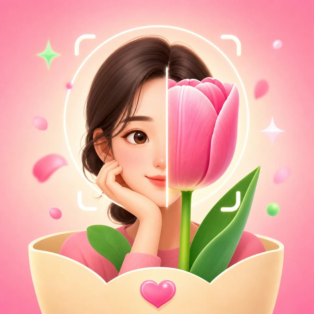 닮은 꽃 매칭